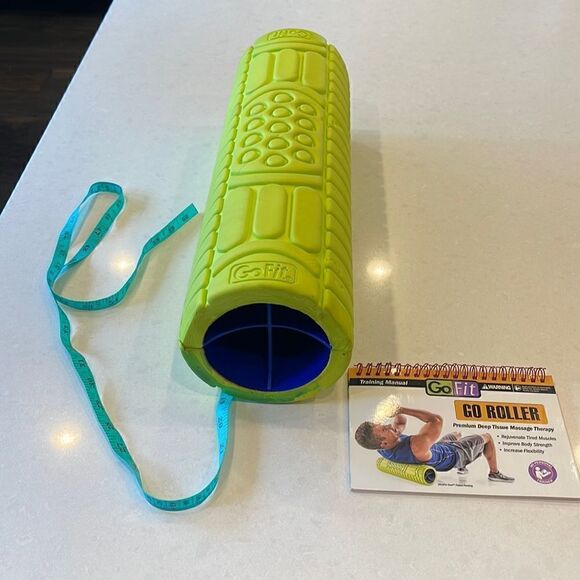 Go Fit go roller, premium deep tissue massage therapy, with training manual. - Picture 1 of 5